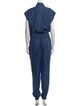 Ramy Brook Chambray Crew Neck Jumpsuit