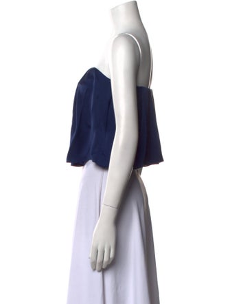 Ramy Brook Strapless Crop Top