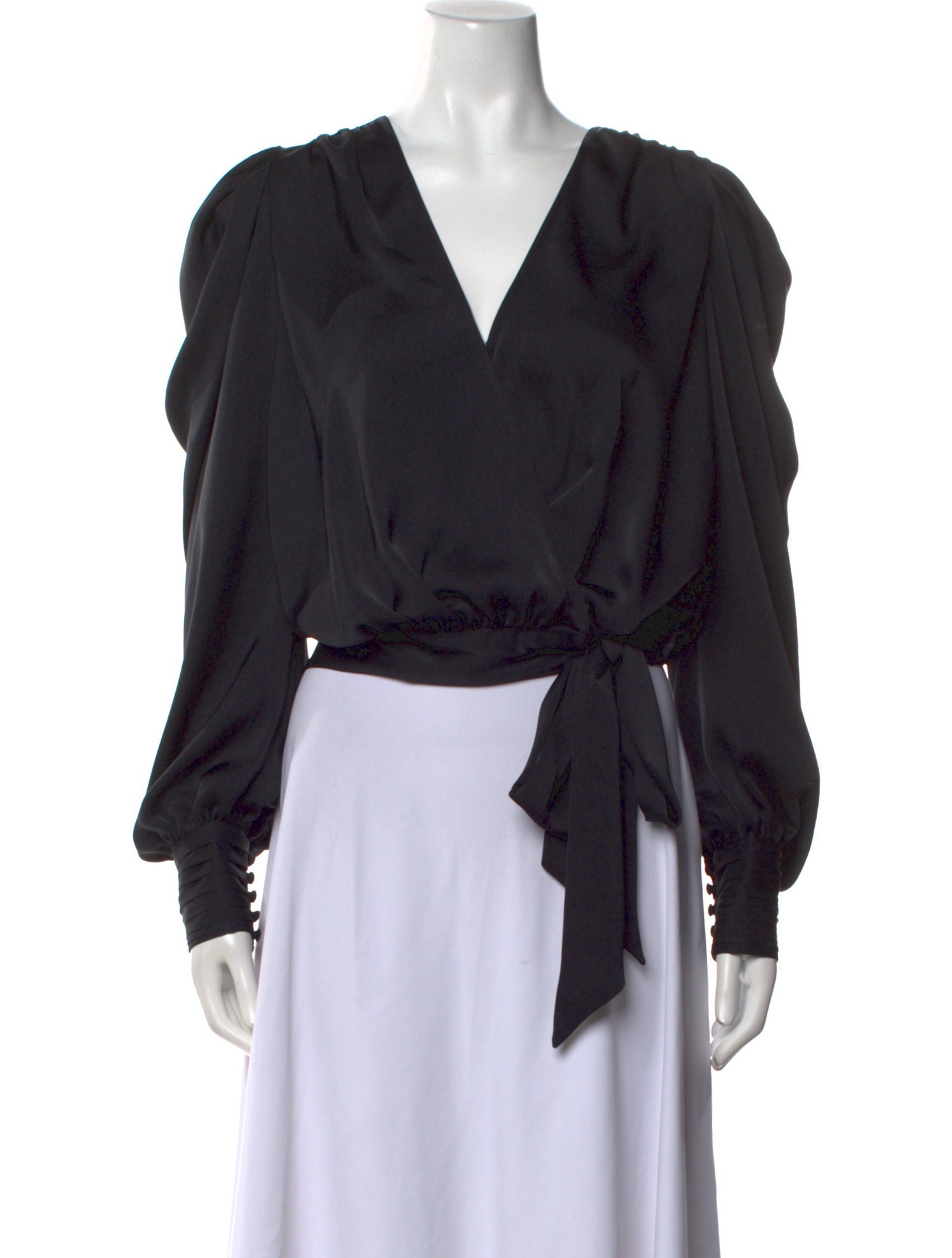 Ramy Brook V-Neck Long Sleeve Blouse