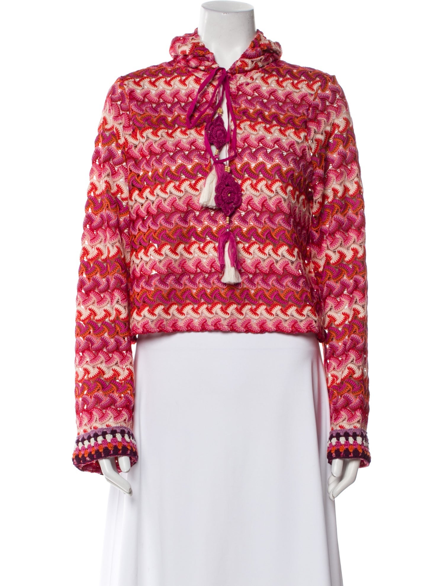 Ramy Brook Printed Mock Neck Sweatshirt