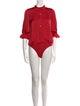 Ramy Brook Mock Neck Three-Quarter Sleeve Bodysuit