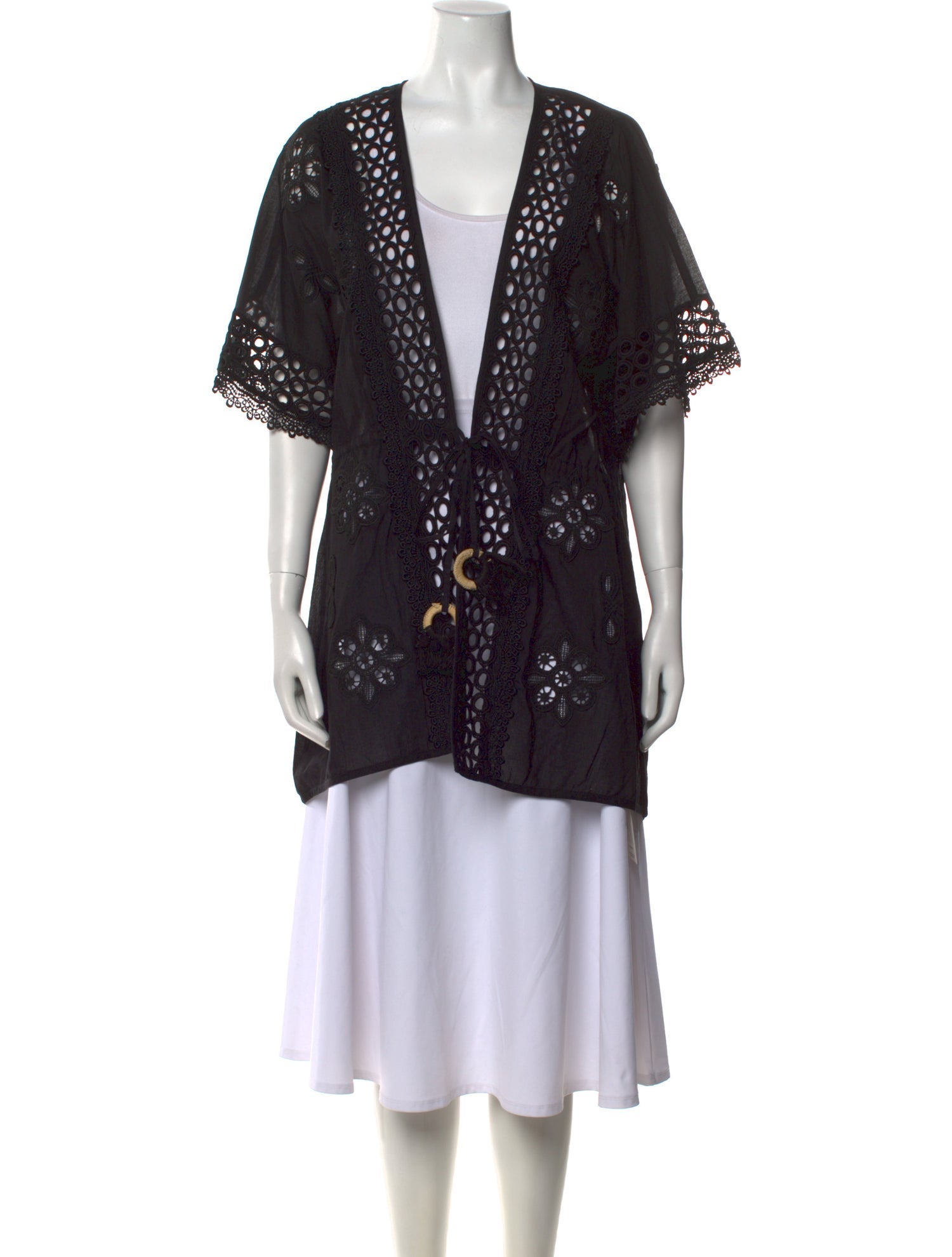 Ramy Brook V-Neck Short Sleeve Tunic