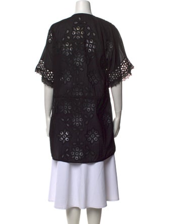 Ramy Brook V-Neck Short Sleeve Tunic