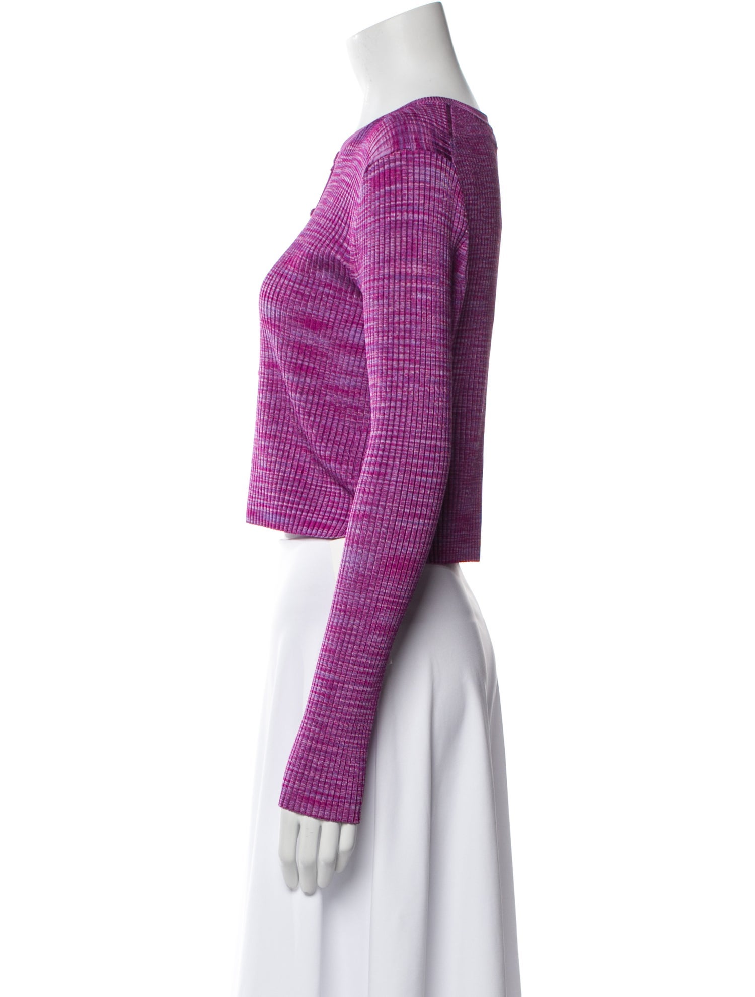 Ramy Brook Striped Crew Neck Sweater