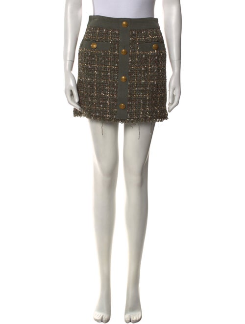 Ramy Brook Tweed Pattern Mini Skirt