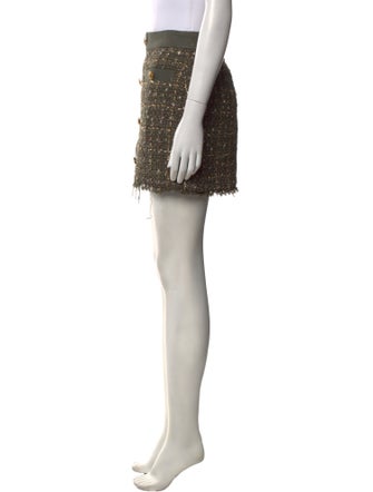 Ramy Brook Tweed Pattern Mini Skirt
