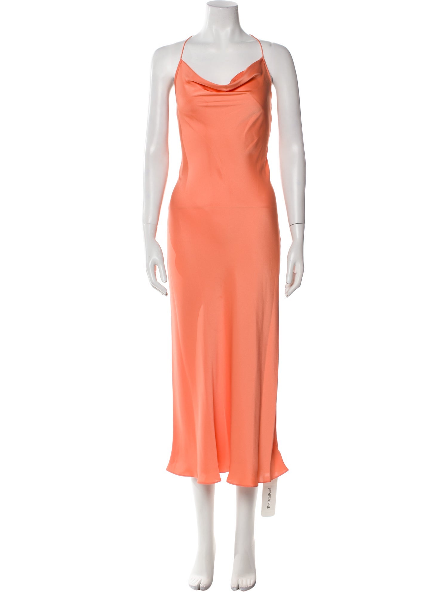 Ramy Brook Cowl Neck Midi Length Dress