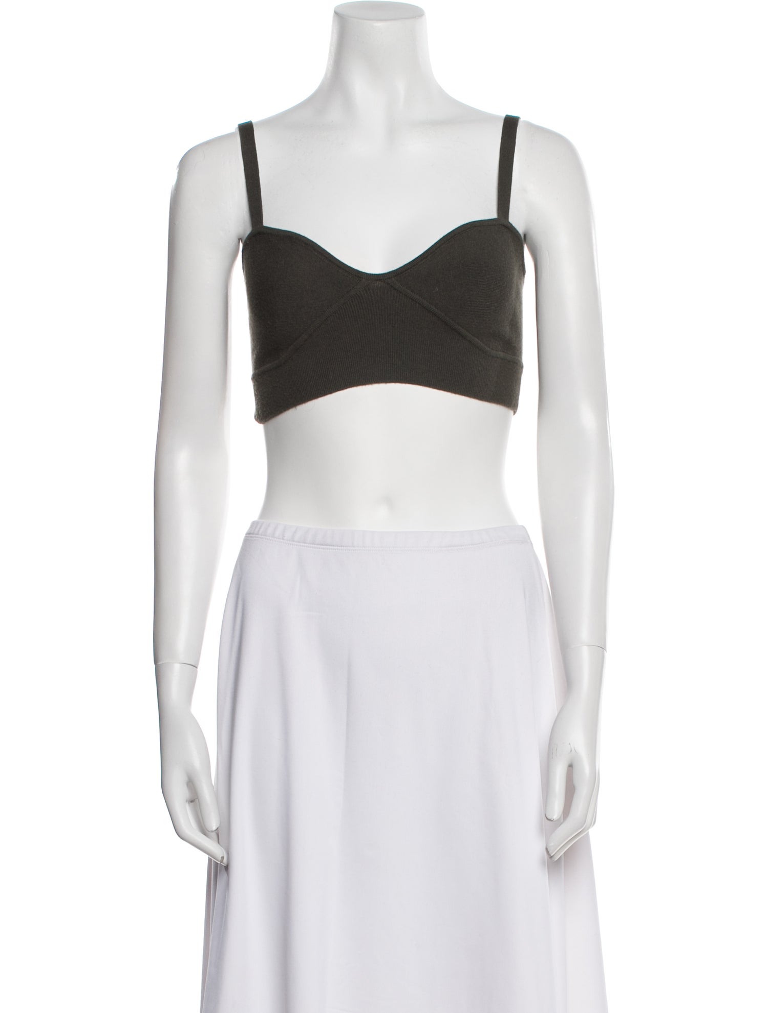 Ramy Brook V-Neck Sleeveless Crop Top