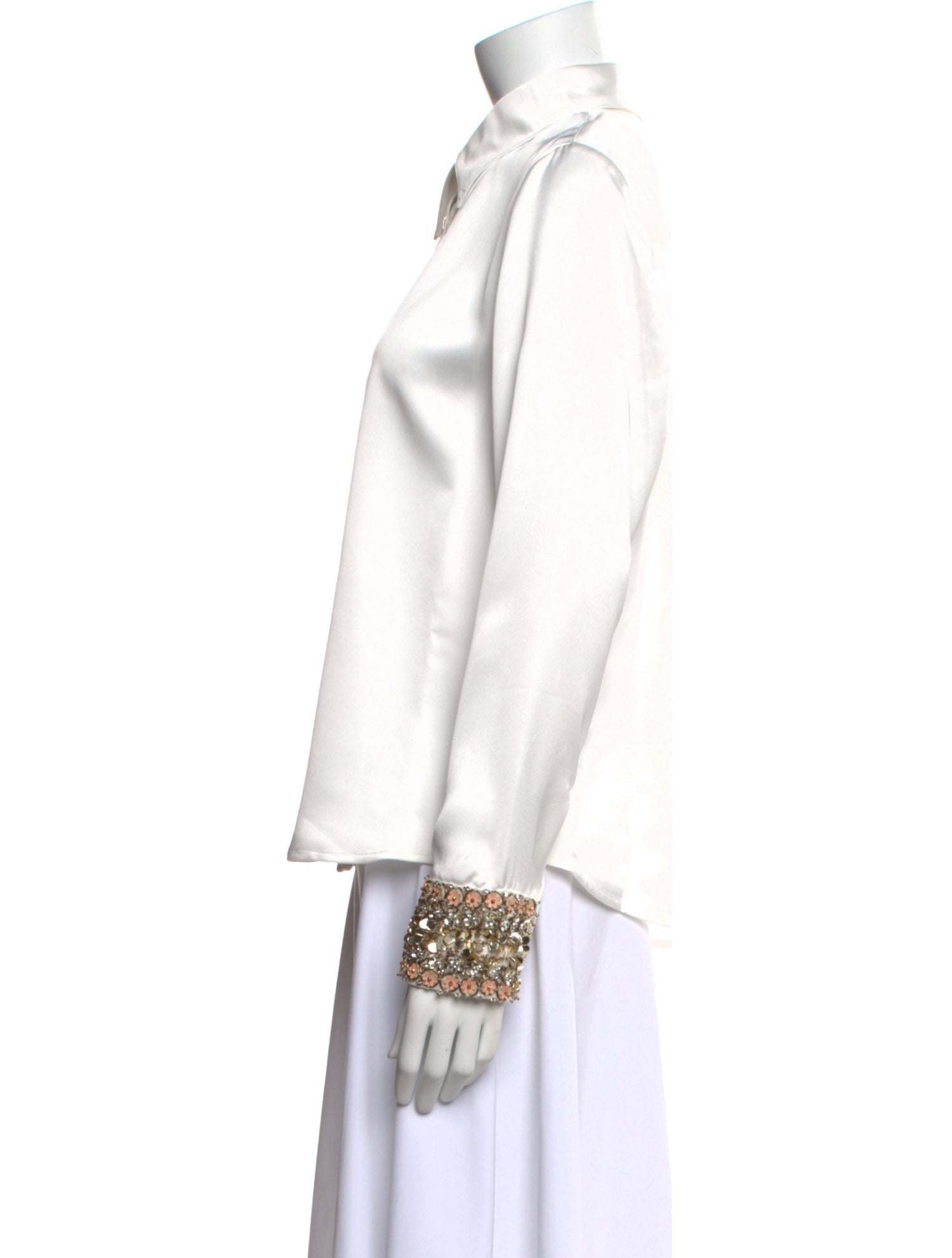 Ramy Brook Long Sleeve Button-Up Top w/ Tags