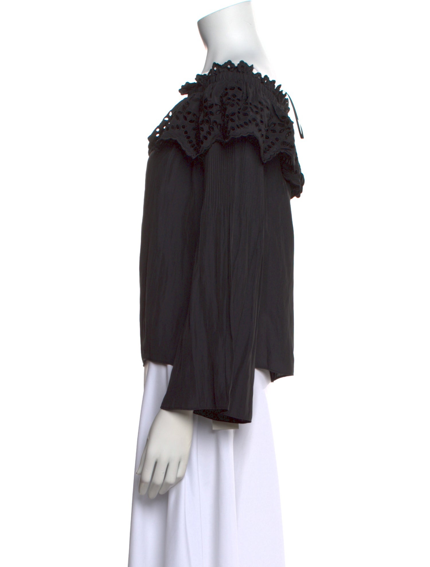 Ramy Brook Off-The-Shoulder Three-Quarter Sleeve Blouse w/ Tags