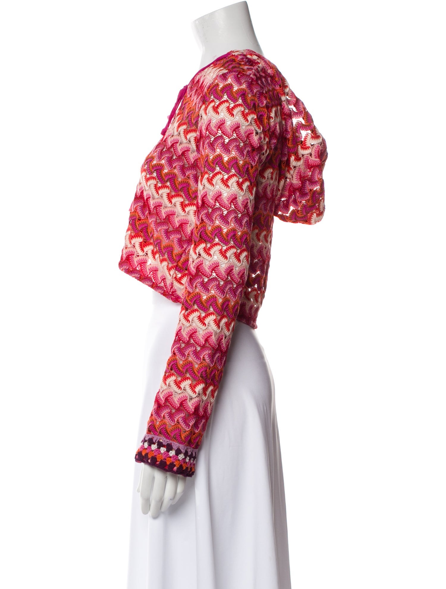 Ramy Brook Printed V-Neck Crop Top w/ Tags