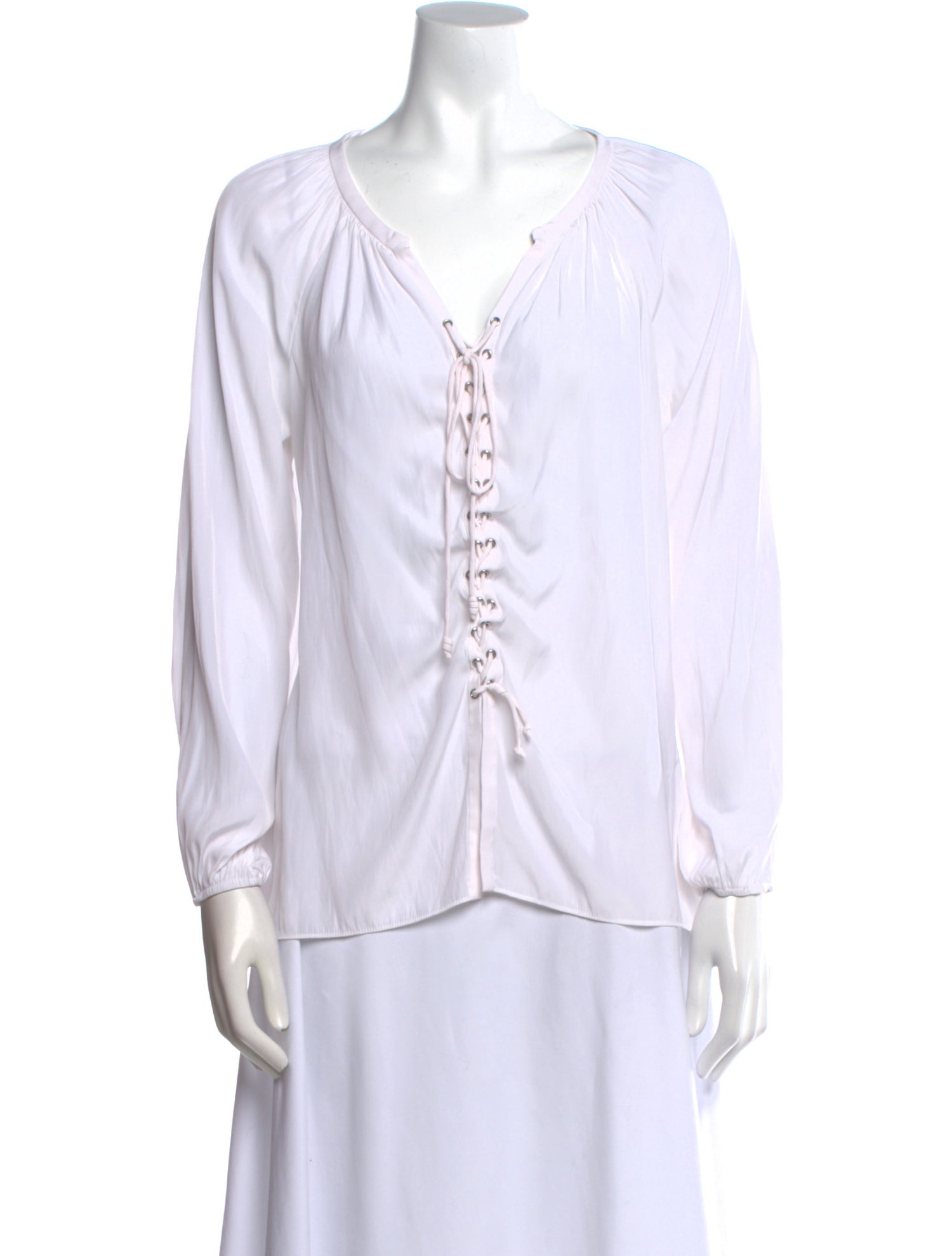 Ramy Brook V-Neck Long Sleeve Blouse