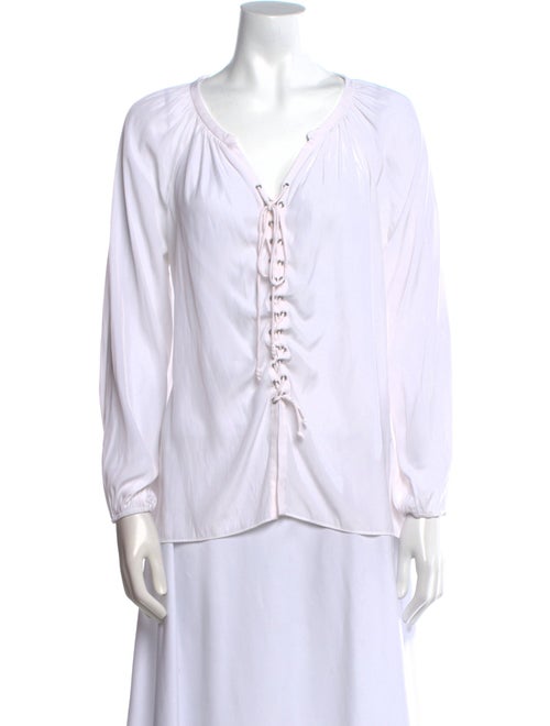 Ramy Brook V-Neck Long Sleeve Blouse