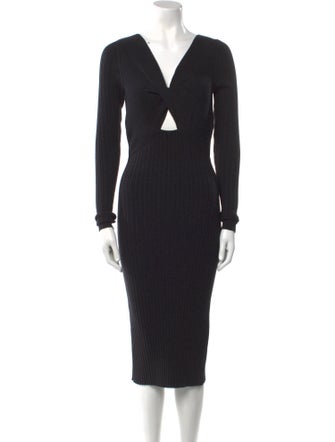 Ramy Brook V-Neck Midi Length Dress