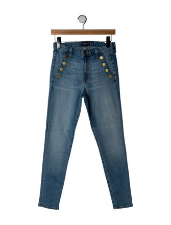 Ramy Brook Mid-Rise Skinny Leg Jeans