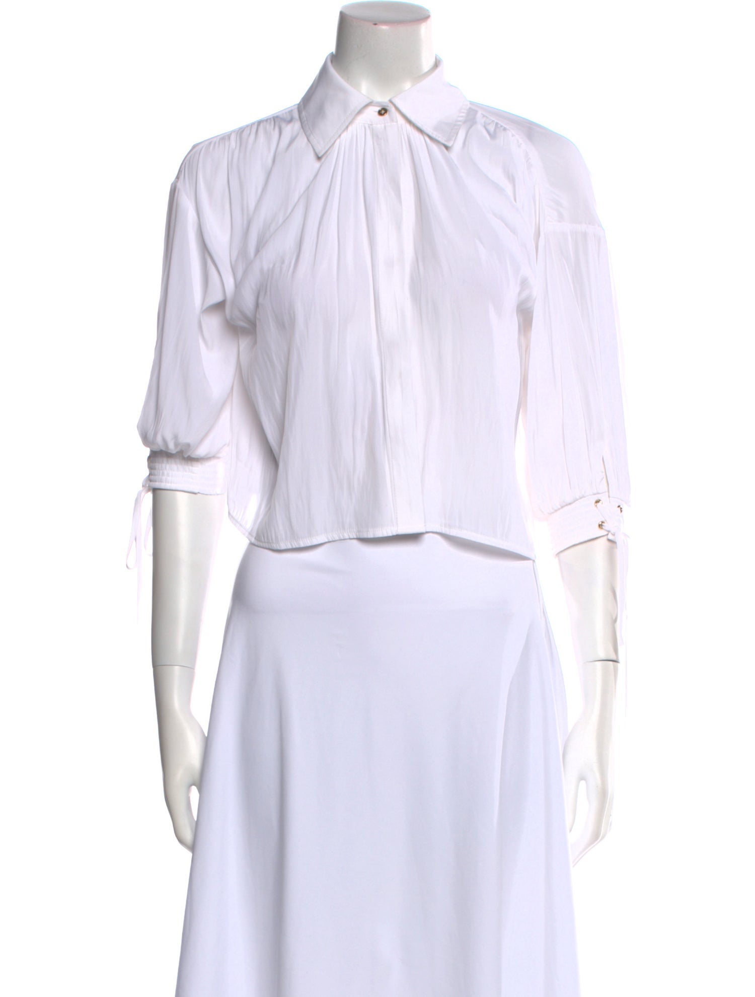 Ramy Brook Short Sleeve Button-Up Top w/ Tags