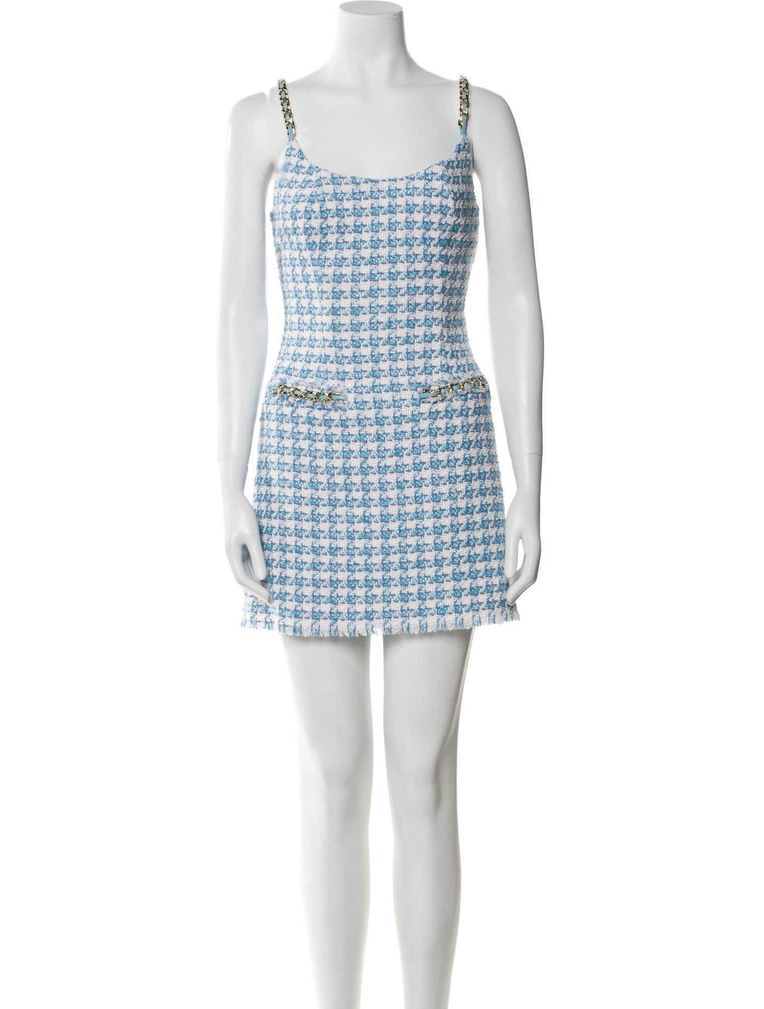 Ramy Brook Houndstooth Print Mini Dress