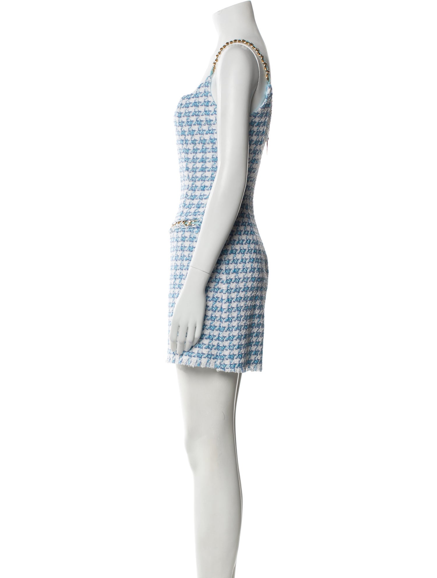 Ramy Brook Houndstooth Print Mini Dress