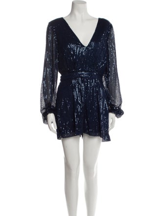 Ramy Brook Plunge Neckline Romper