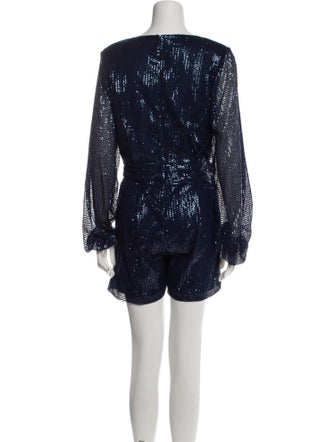 Ramy Brook Plunge Neckline Romper