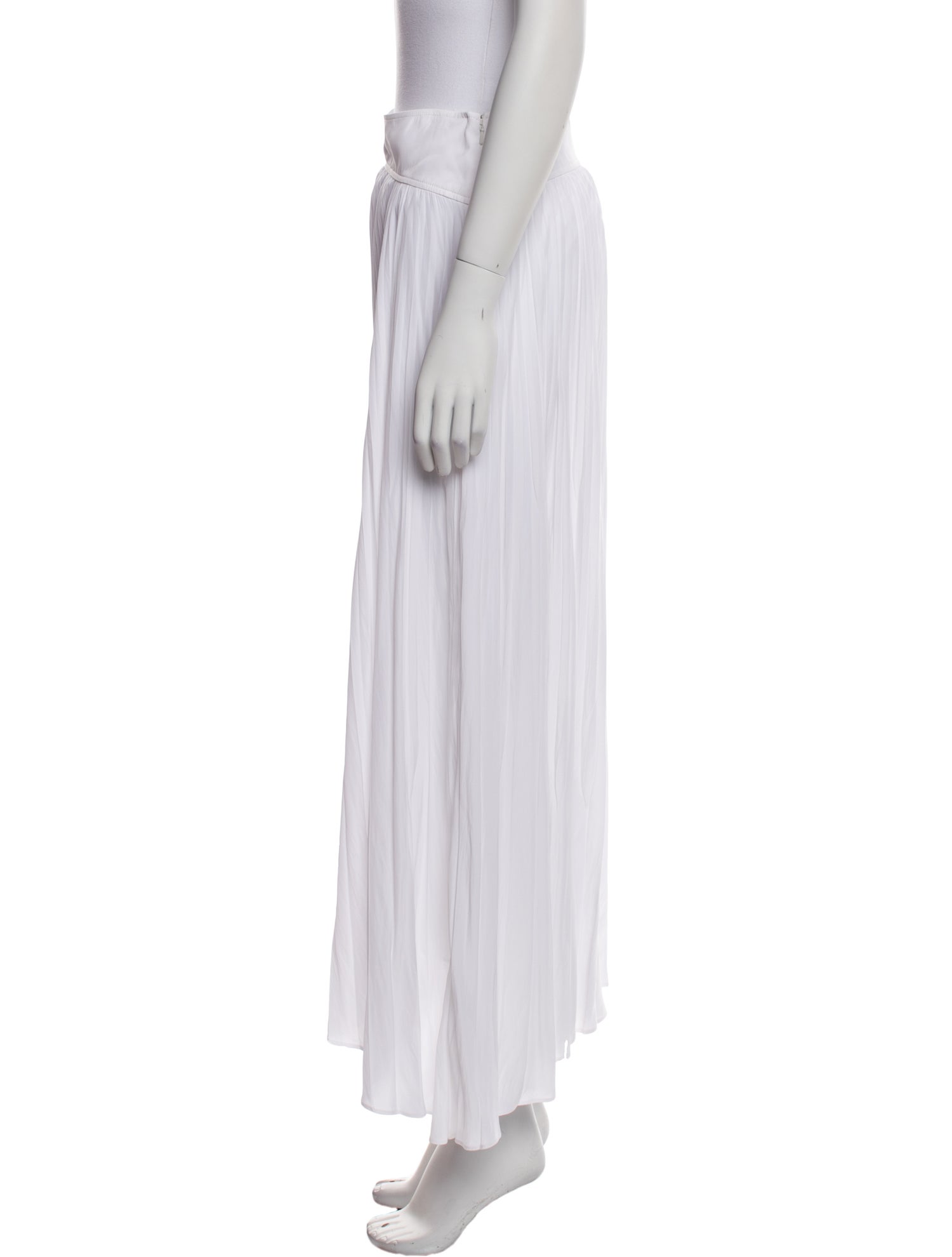 Ramy Brook Pleated Accents Midi Length Skirt