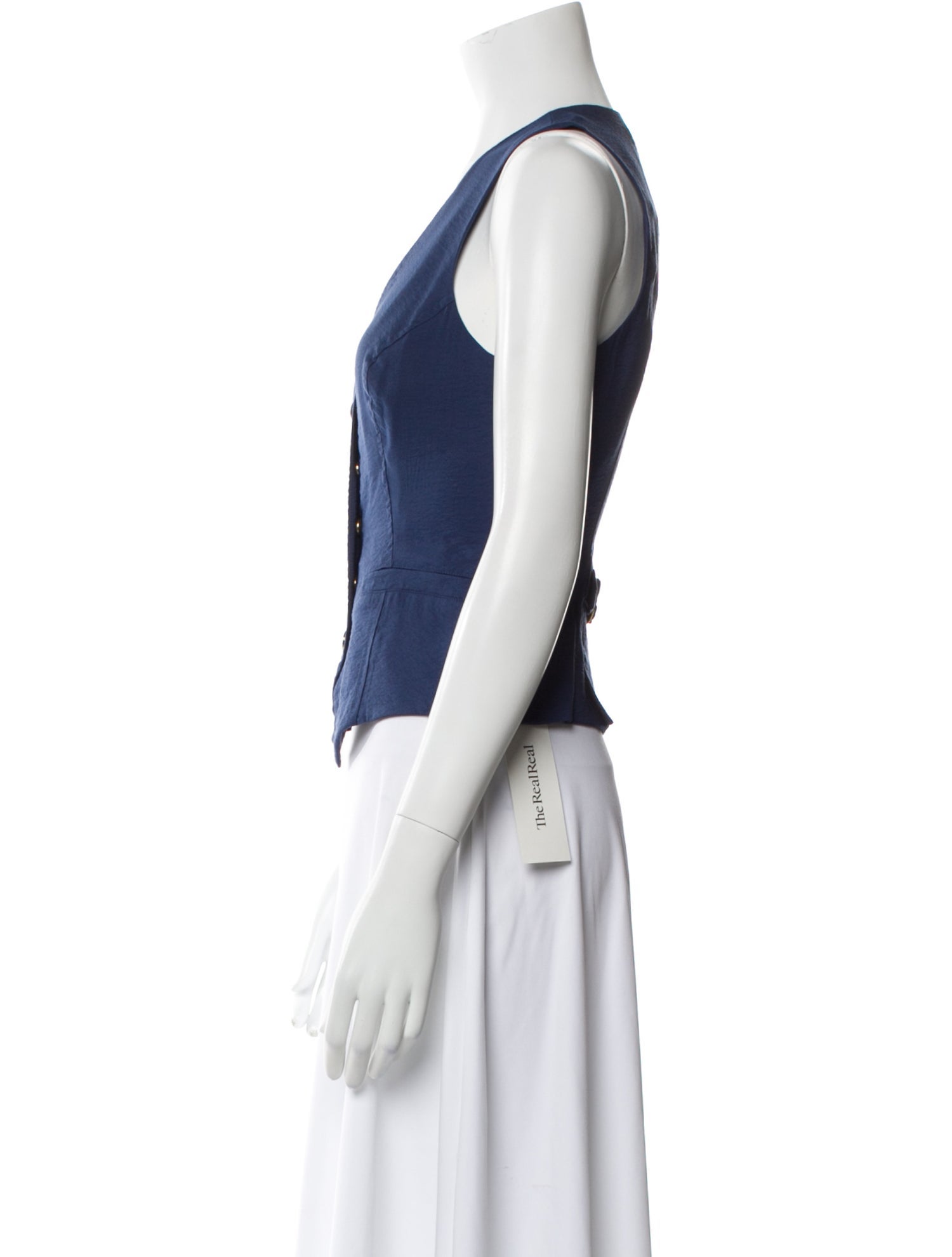 Ramy Brook V-Neck Sleeveless Crop Top