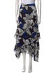Ramy Brook Floral Print Midi Length Skirt