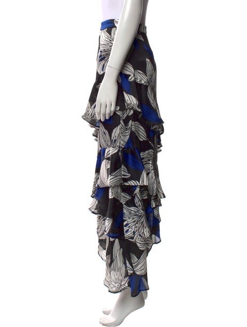 Ramy Brook Floral Print Midi Length Skirt