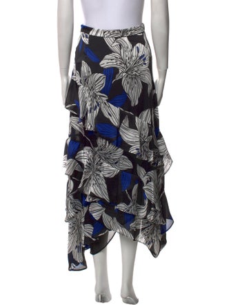 Ramy Brook Floral Print Midi Length Skirt