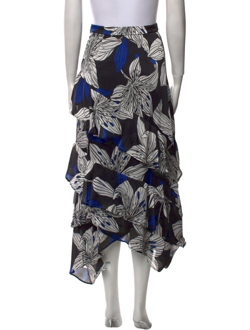 Ramy Brook Floral Print Midi Length Skirt
