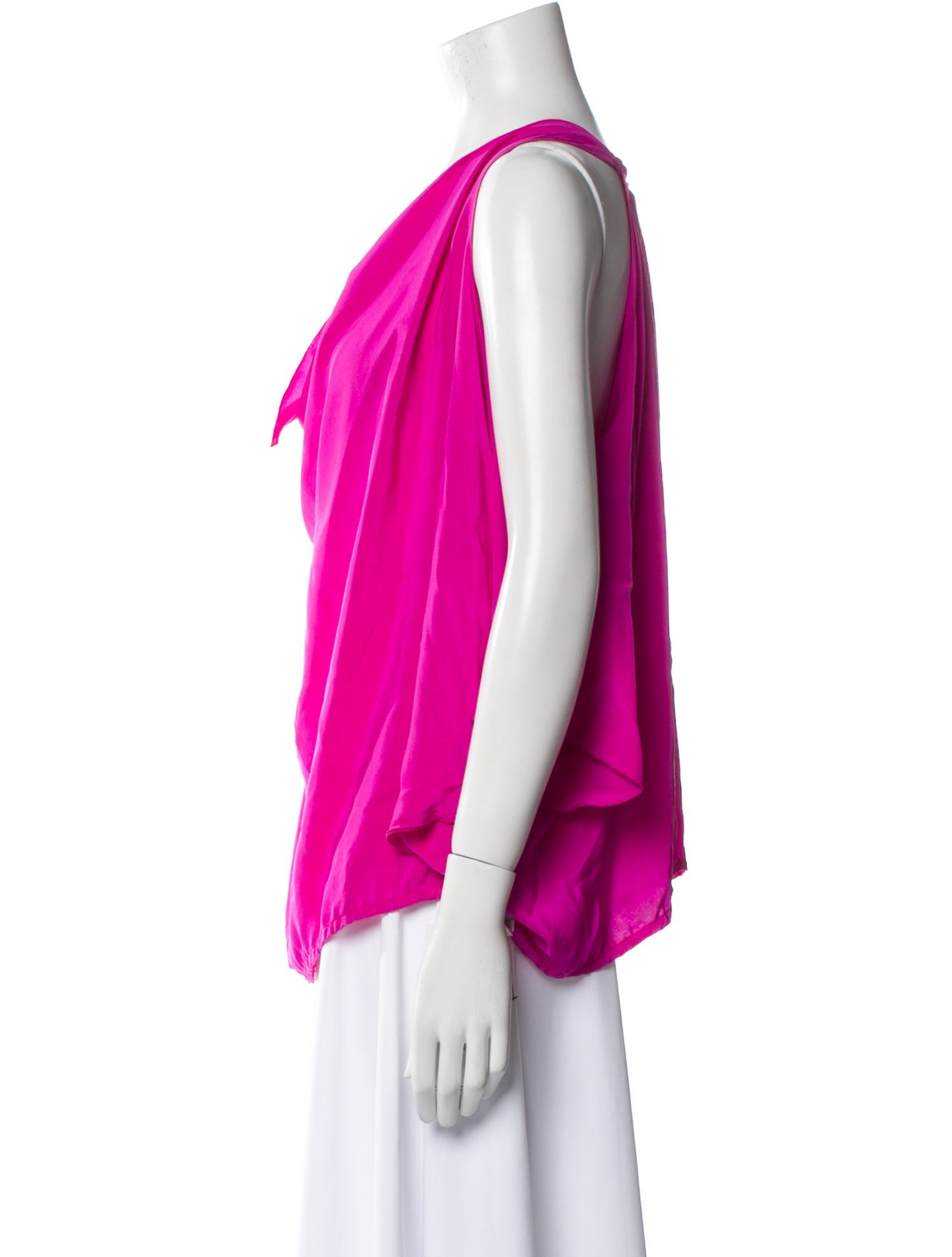 Ramy Brook Silk Cowl Neck Blouse