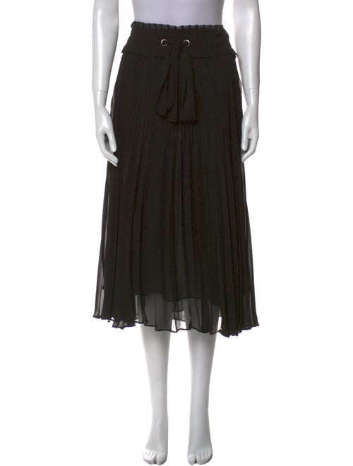 Ramy Brook Pleated Accents Midi Length Skirt