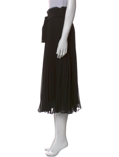 Ramy Brook Pleated Accents Midi Length Skirt