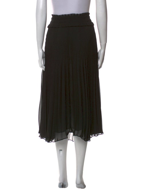 Ramy Brook Pleated Accents Midi Length Skirt