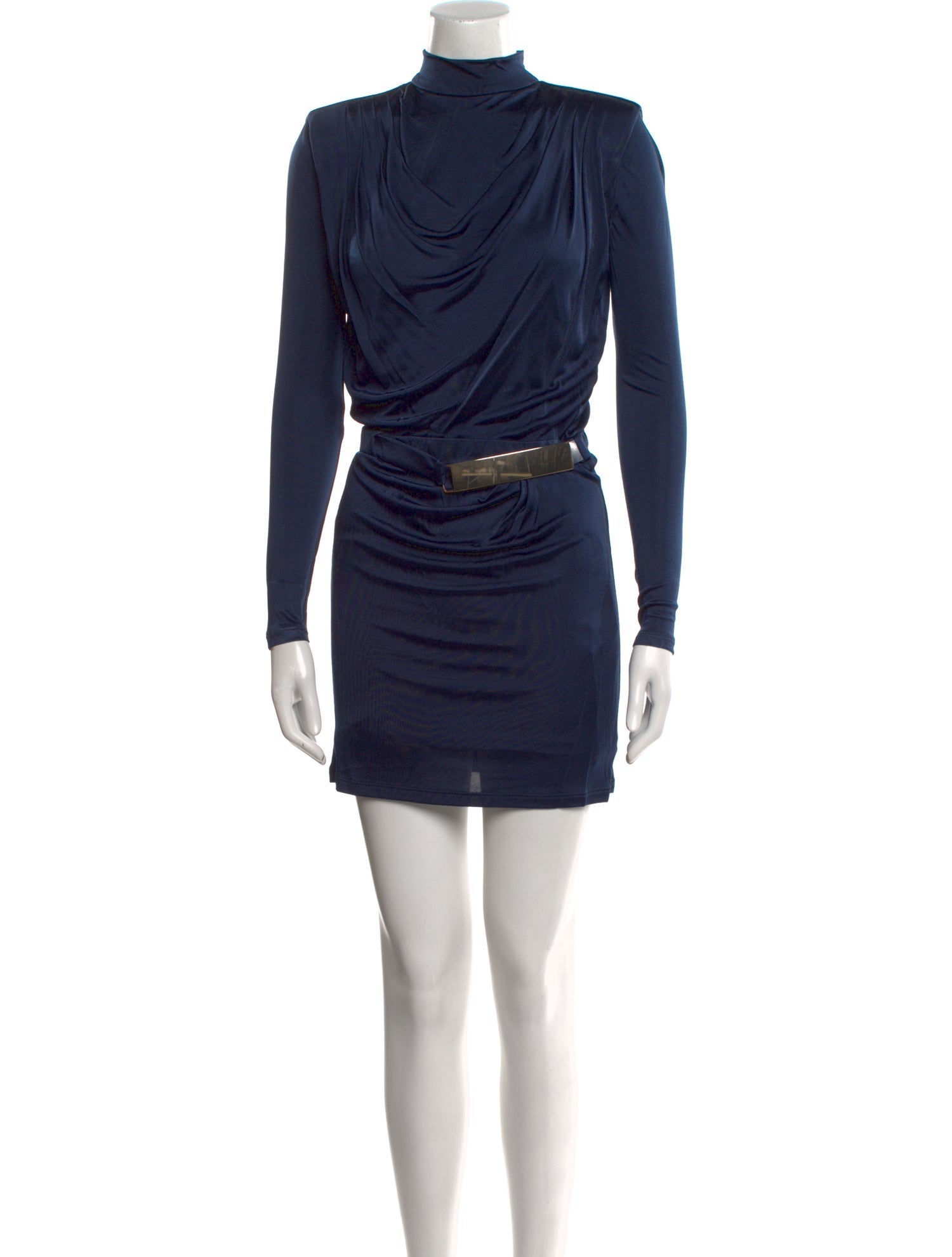 Ramy Brook Mock Neck Mini Dress