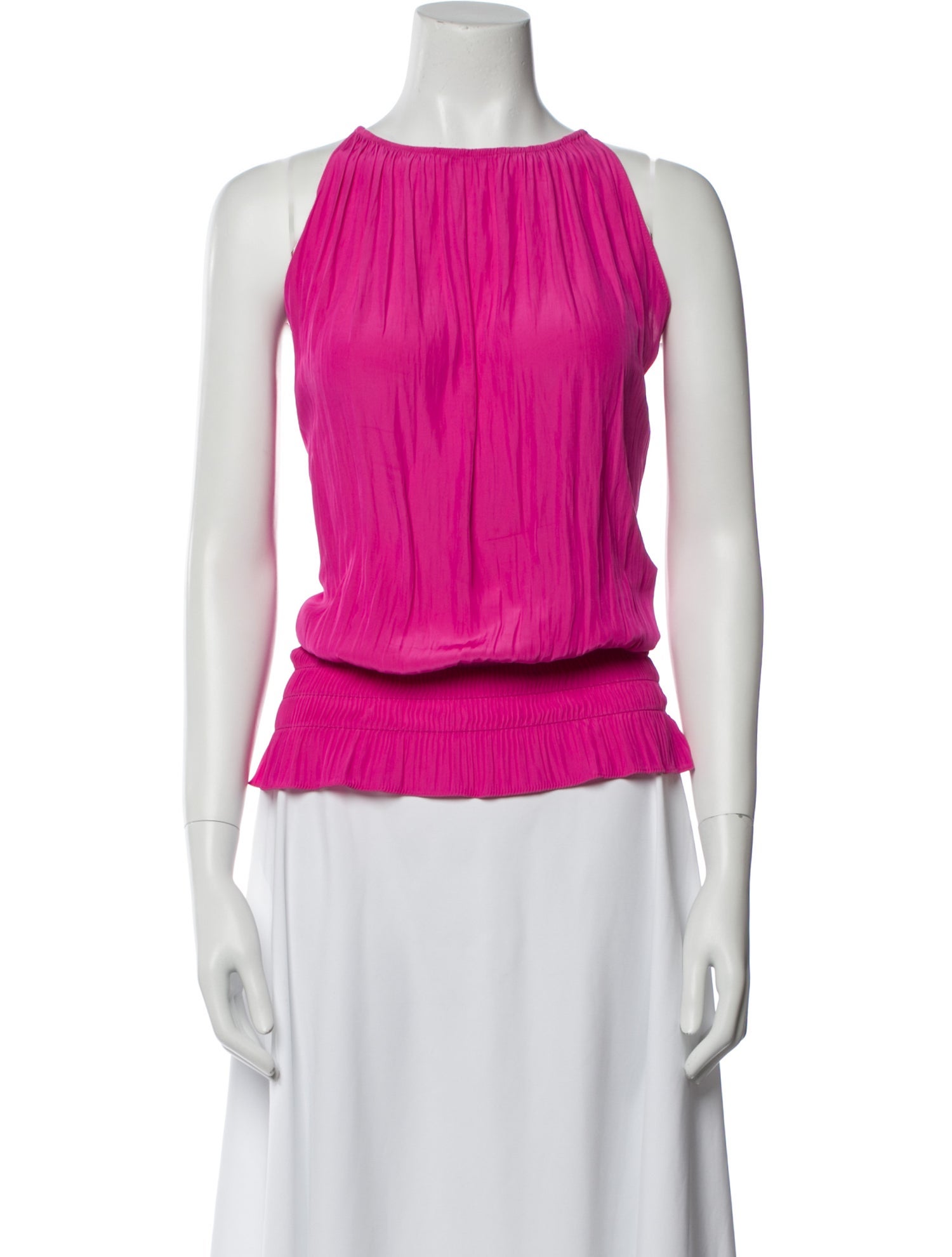 Ramy Brook Square Neckline Sleeveless Crop Top