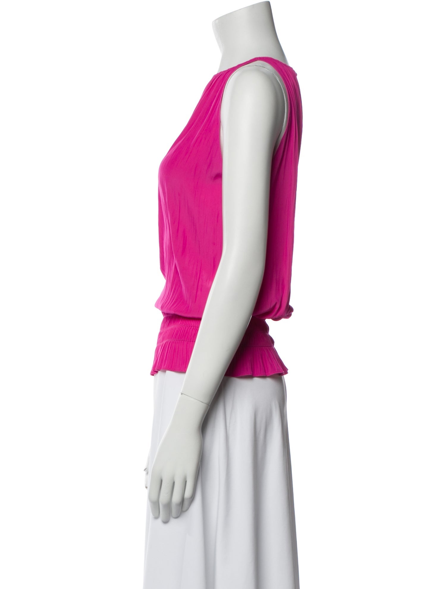 Ramy Brook Square Neckline Sleeveless Crop Top