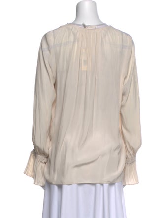 Ramy Brook V-Neck Long Sleeve Blouse