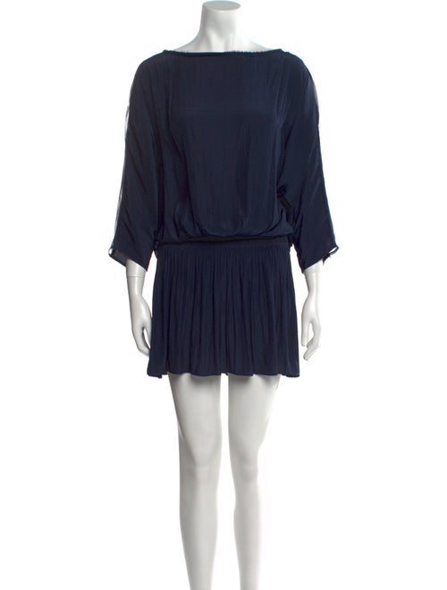 Ramy Brook Bateau Neckline Knee-Length Dress