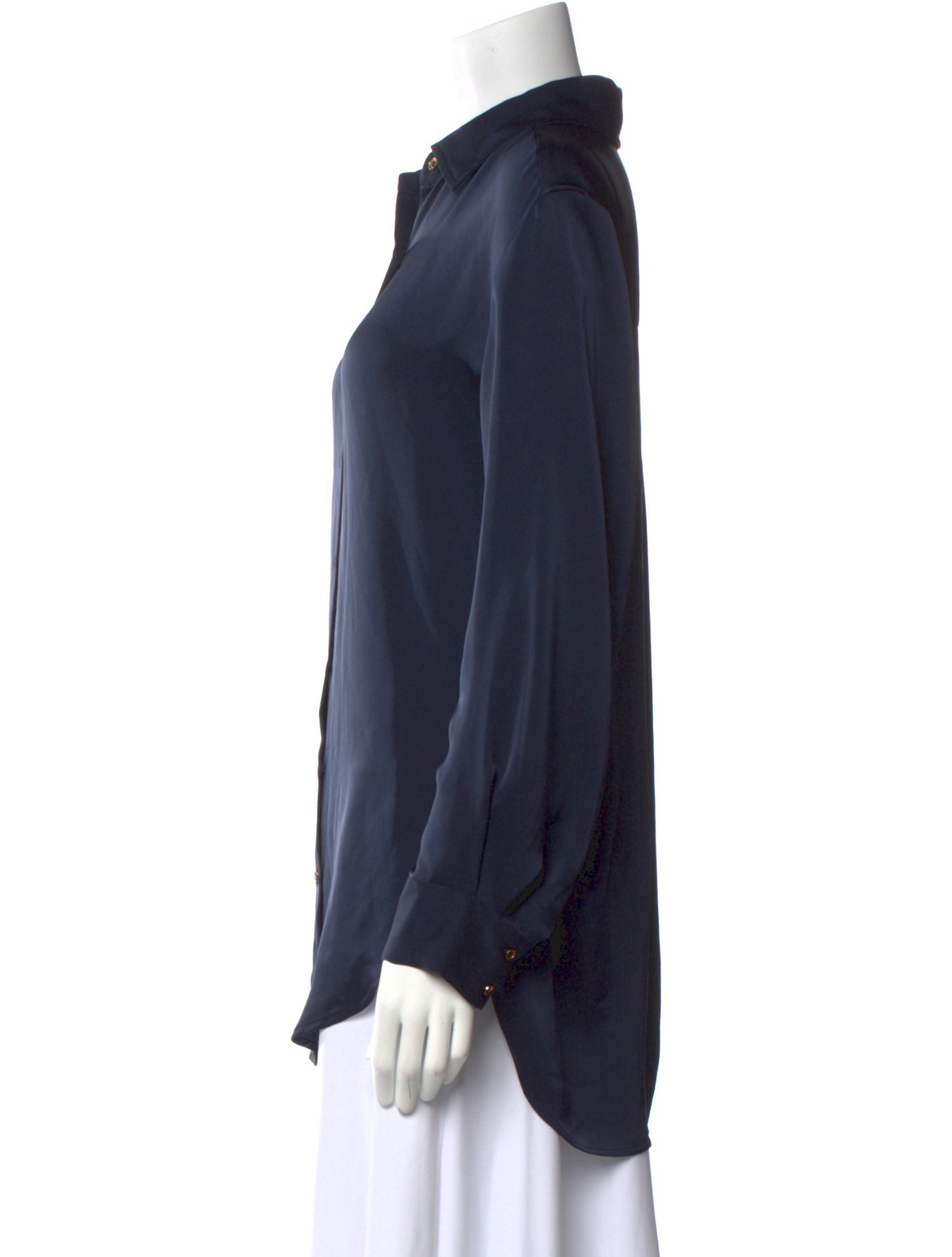 Ramy Brook Long Sleeve Button-Up Top