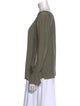Ramy Brook Scoop Neck Long Sleeve Blouse