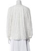 Ramy Brook Striped Mock Neck Blouse