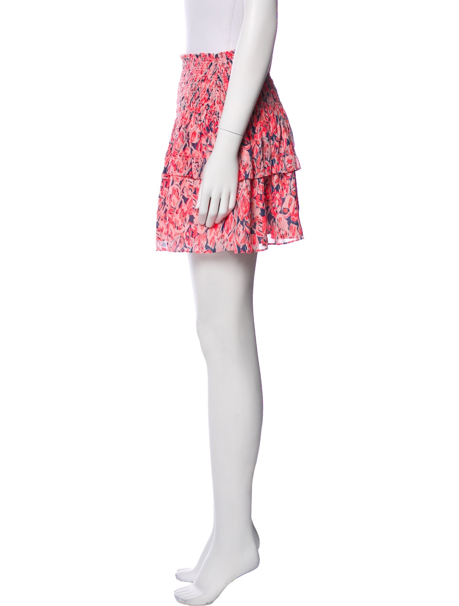 Ramy Brook Floral Print Mini Skirt
