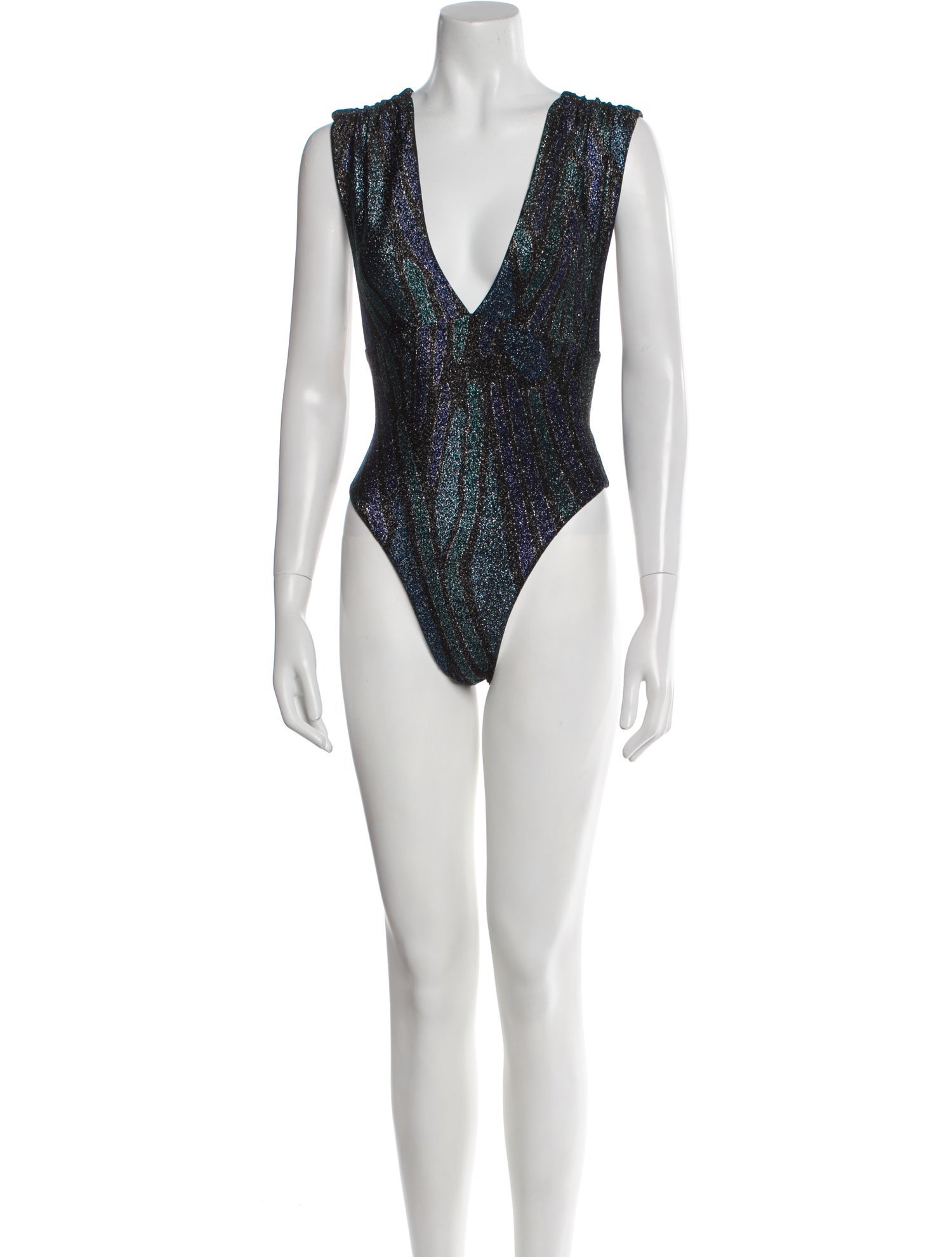 Ramy Brook Colorblock Pattern One-Piece