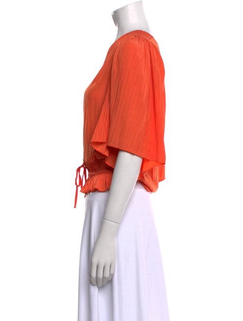 Ramy Brook V-Neck Three-Quarter Sleeve Blouse