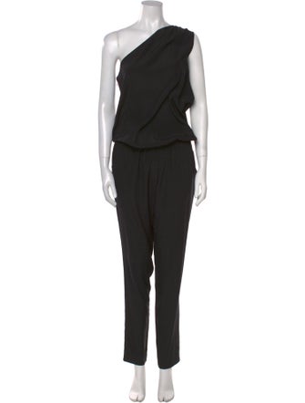 Ramy Brook Silk One-Shoulder Jumpsuit