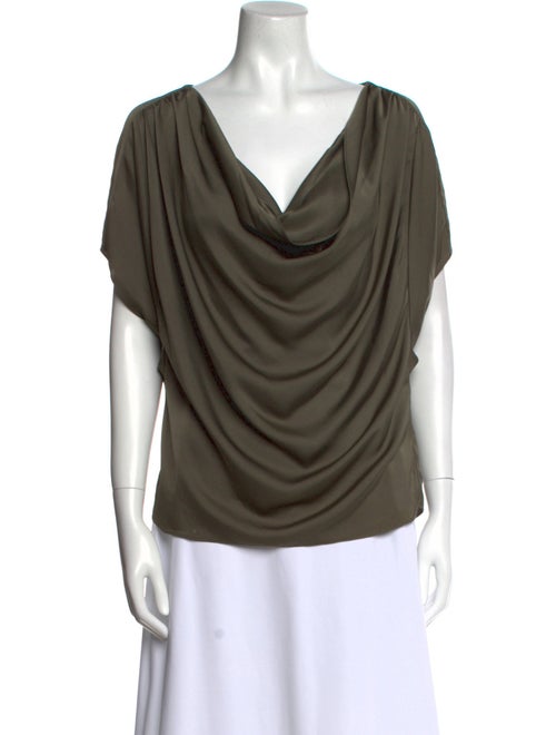 Ramy Brook Cowl Neck Short Sleeve T-Shirt