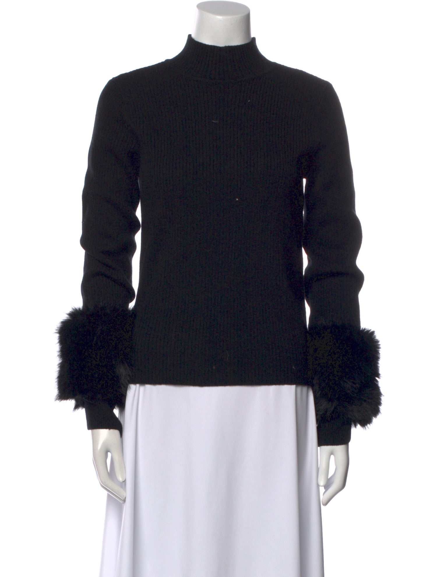 Ramy Brook Merino Wool Mock Neck Sweater