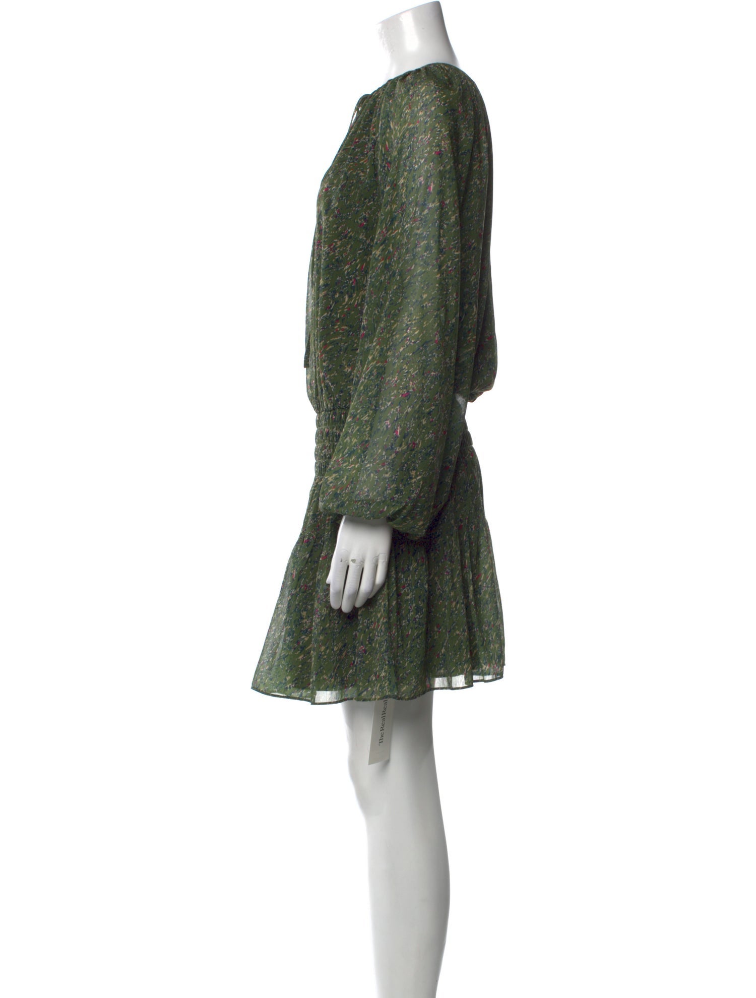 Ramy Brook Floral Print Knee-Length Dress