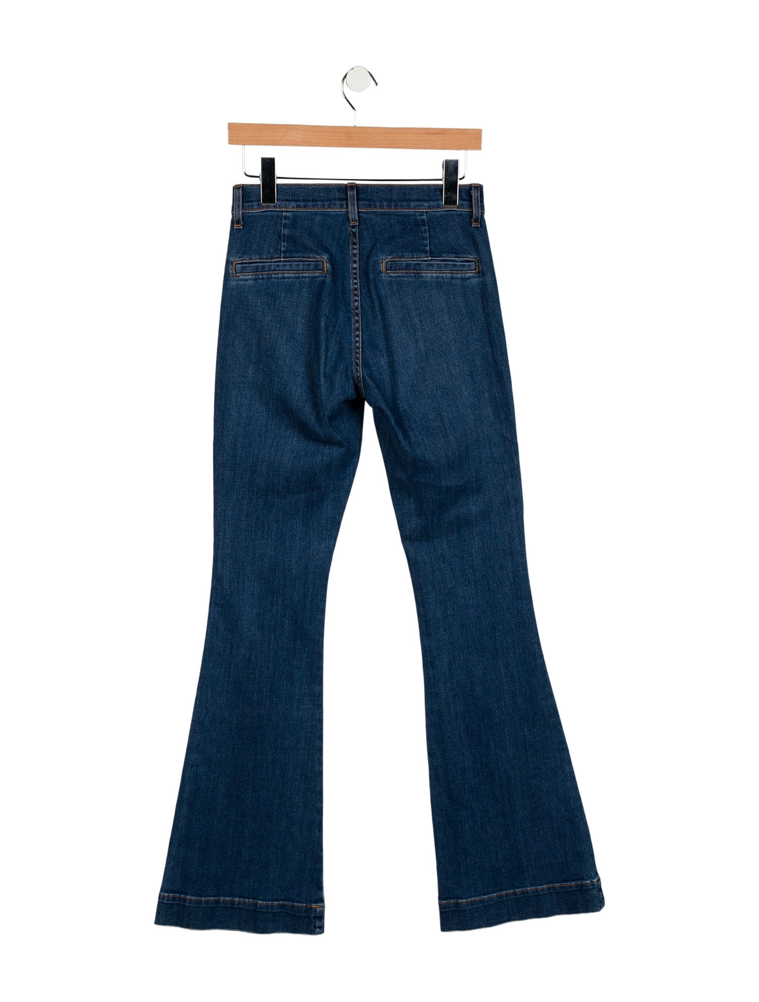 Ramy Brook Mid-Rise Wide Leg Jeans
